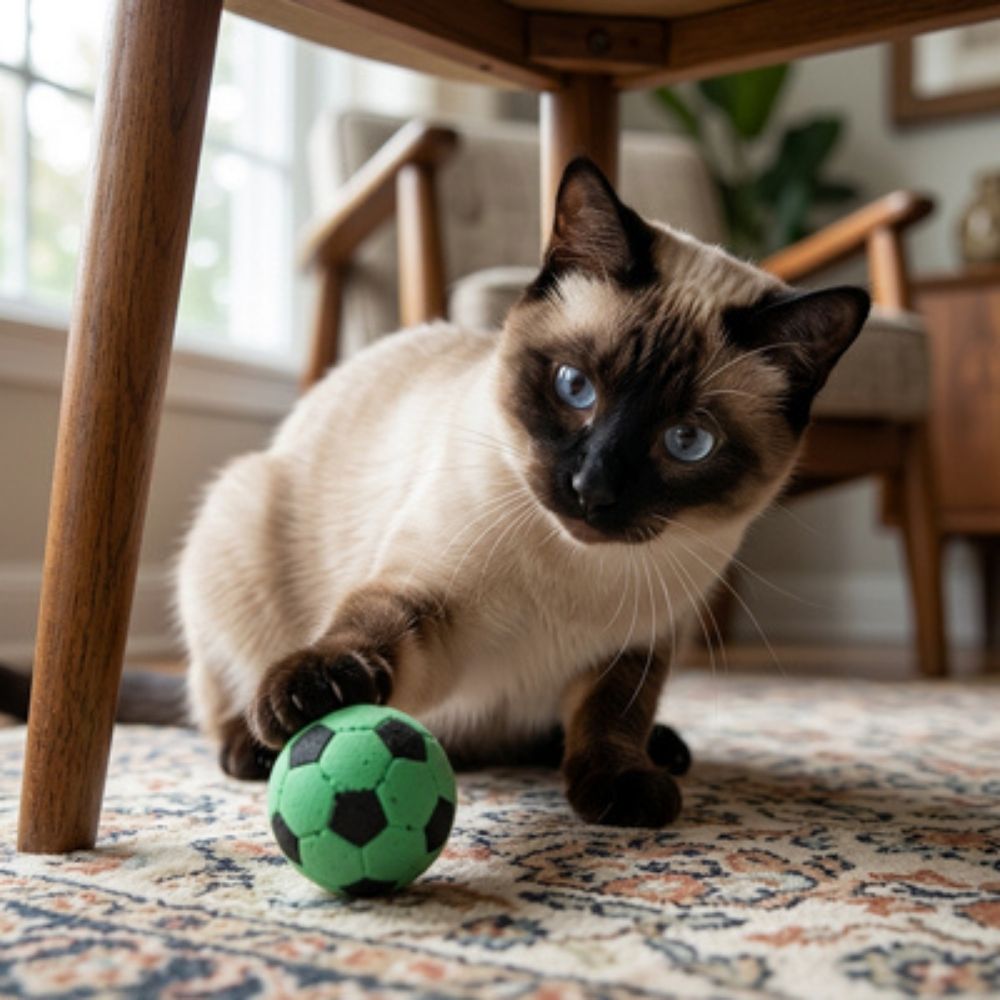 balle pour chat FootCat en mouse