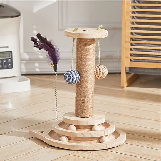 Arbre à chat en bois | Design Élégant - Allo Minou