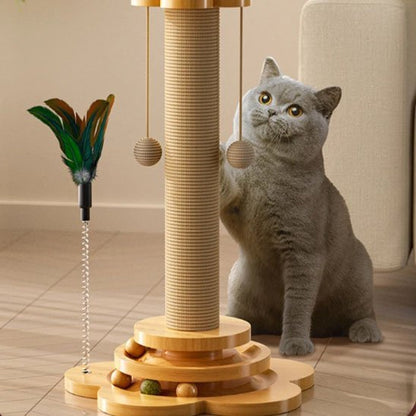 Arbre à chat en bois | Design Élégant - Allo Minou