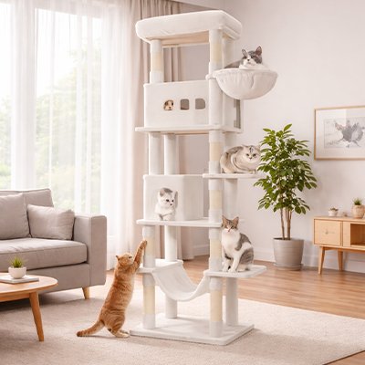 Arbre à Chat xxl grand pour plusieurs chats