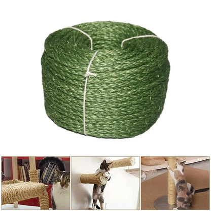 corde arbre a chat variante vert