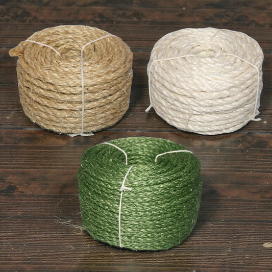 corde arbre a chat vert blanc lin