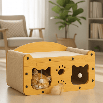 Griffoir chat | NaturalWood - Allo Minou