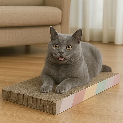 Griffoir en carton pour Chat | ÉcoPaws - Allo Minou