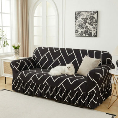 housse protection canapé pour chat motif rayure