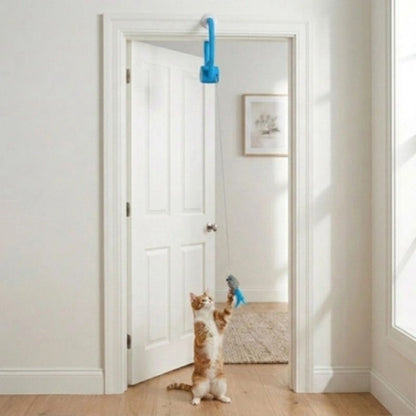 jouet chat interactif suspendu