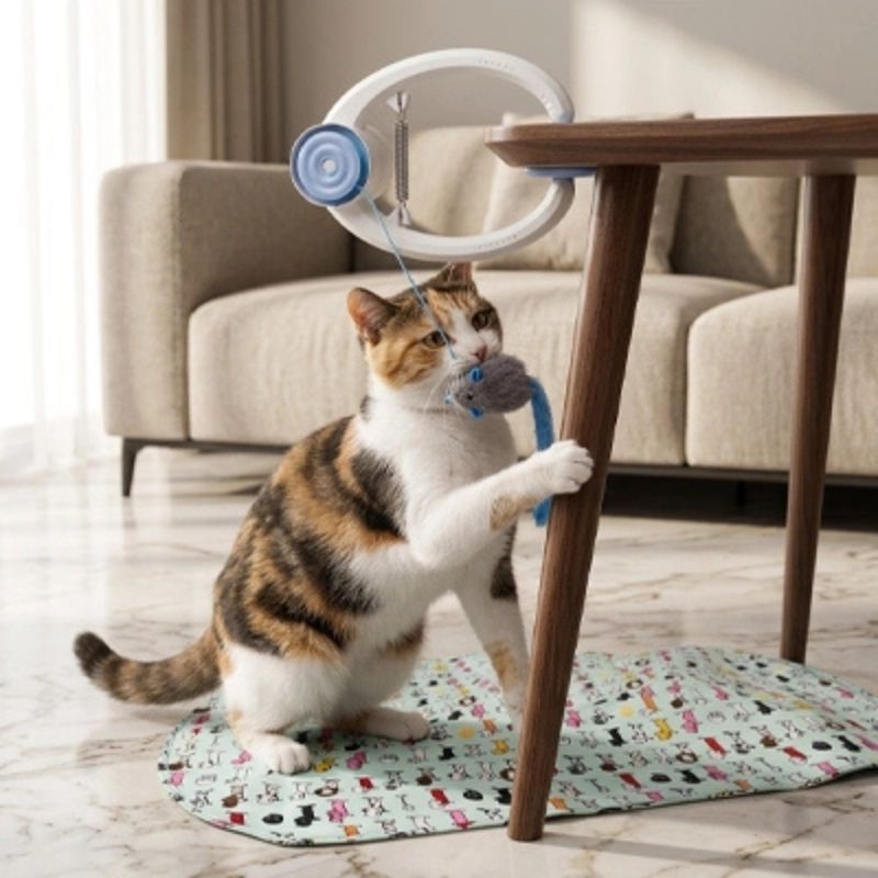 jouet interactif chat autonome