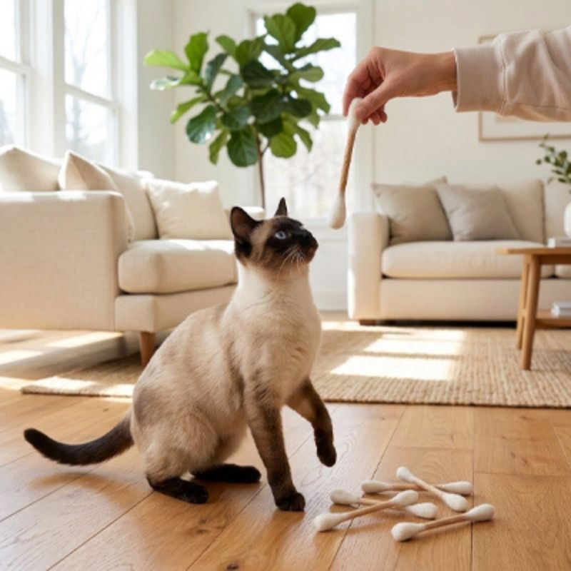 jouet pour chats en cotton résistant
