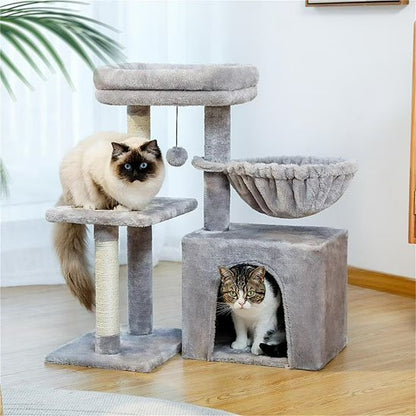 Petit arbre a chat​ hamac et niche douillets
